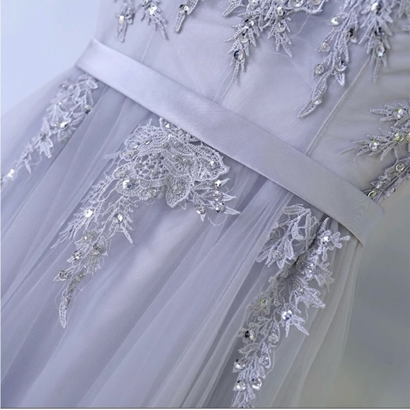 Gorgeous Prom/Wedding/Formal/Graduation Lace Tulle Dress - Picture 5 of 14